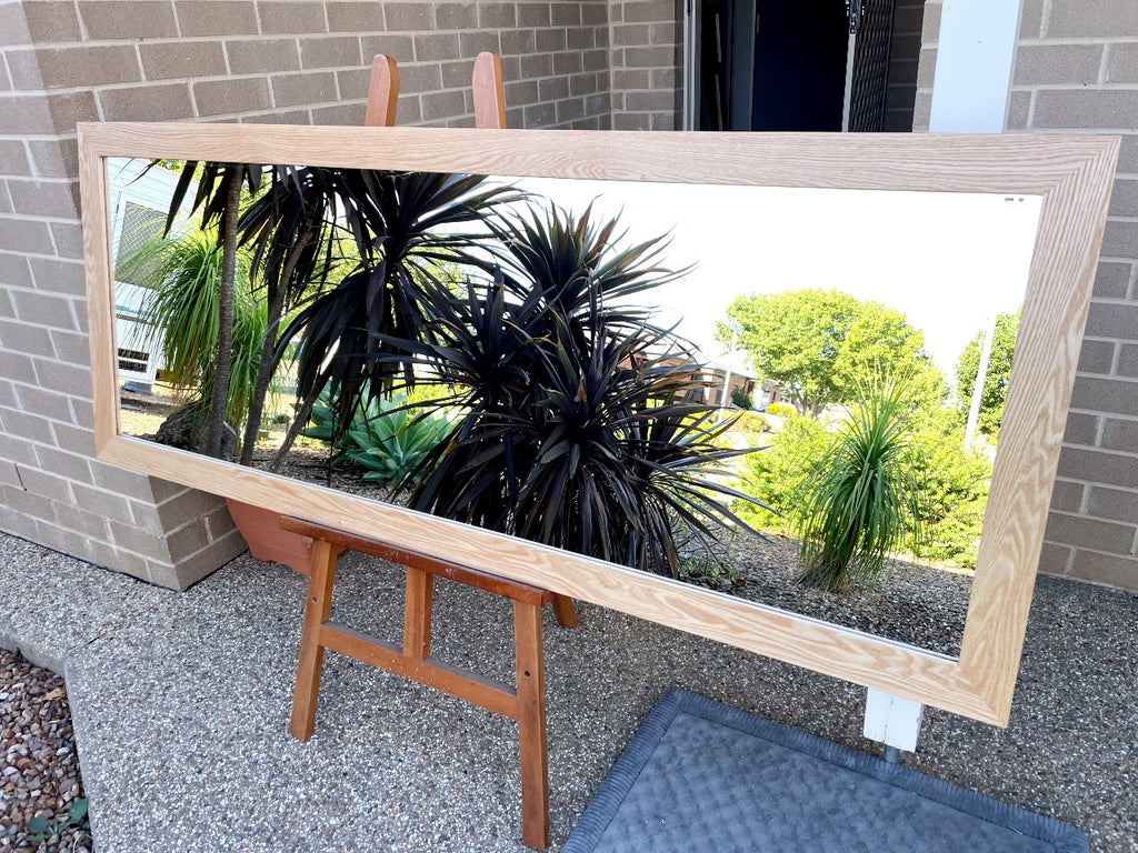 American White Oak Wall Mirror