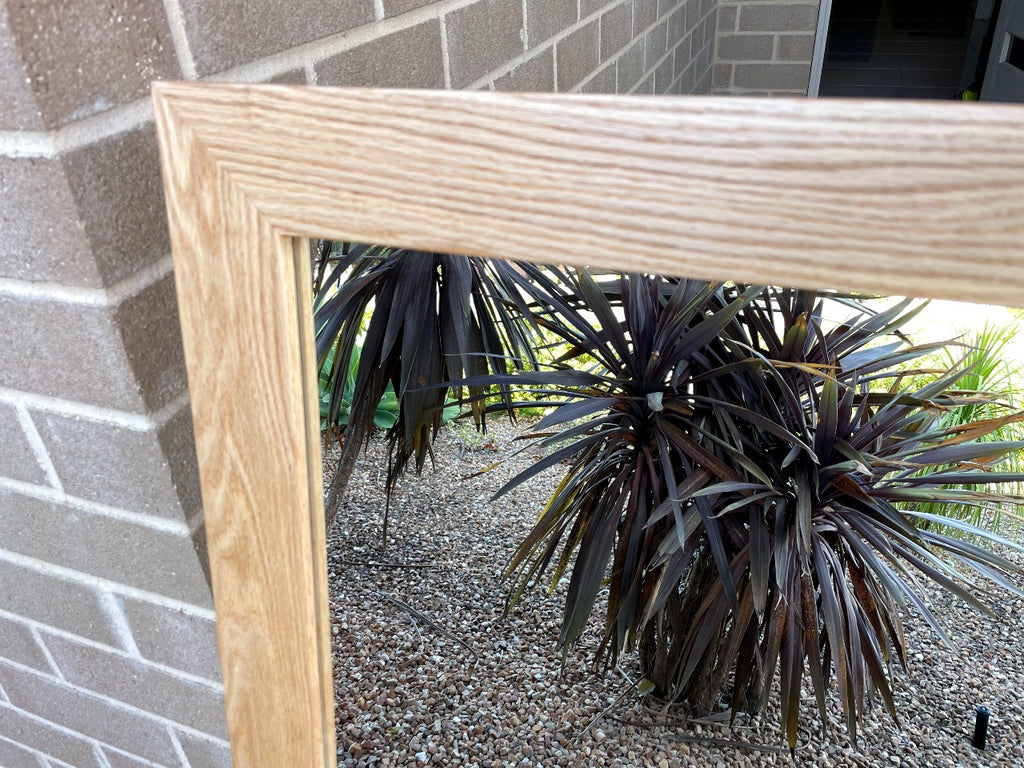 American White Oak Wall Mirror