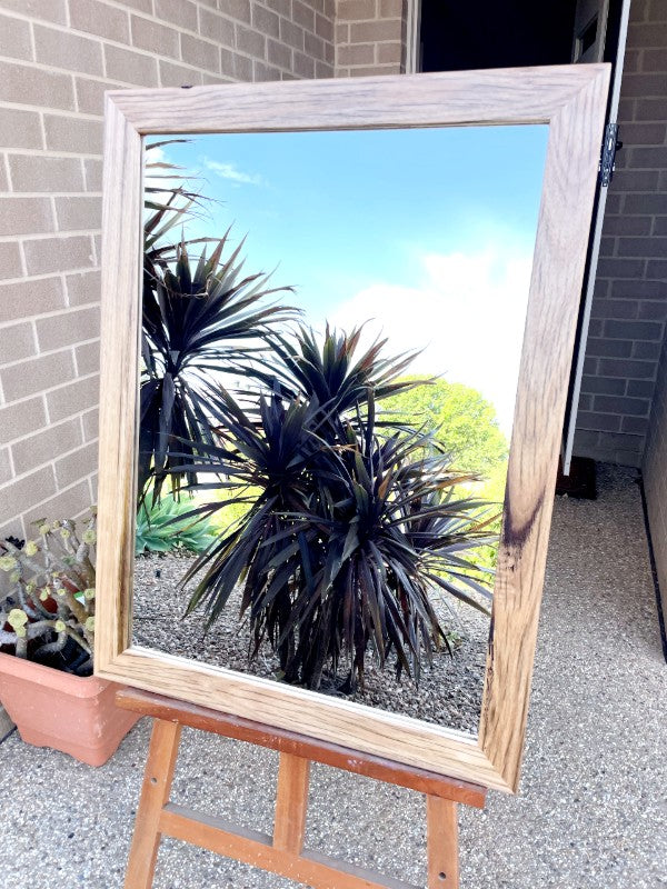 Blackbutt Rustic Australian Hardwood Framed Mirror