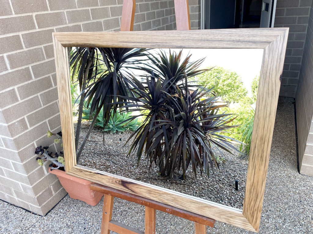 Blackbutt Rustic Australian Hardwood Framed Mirror