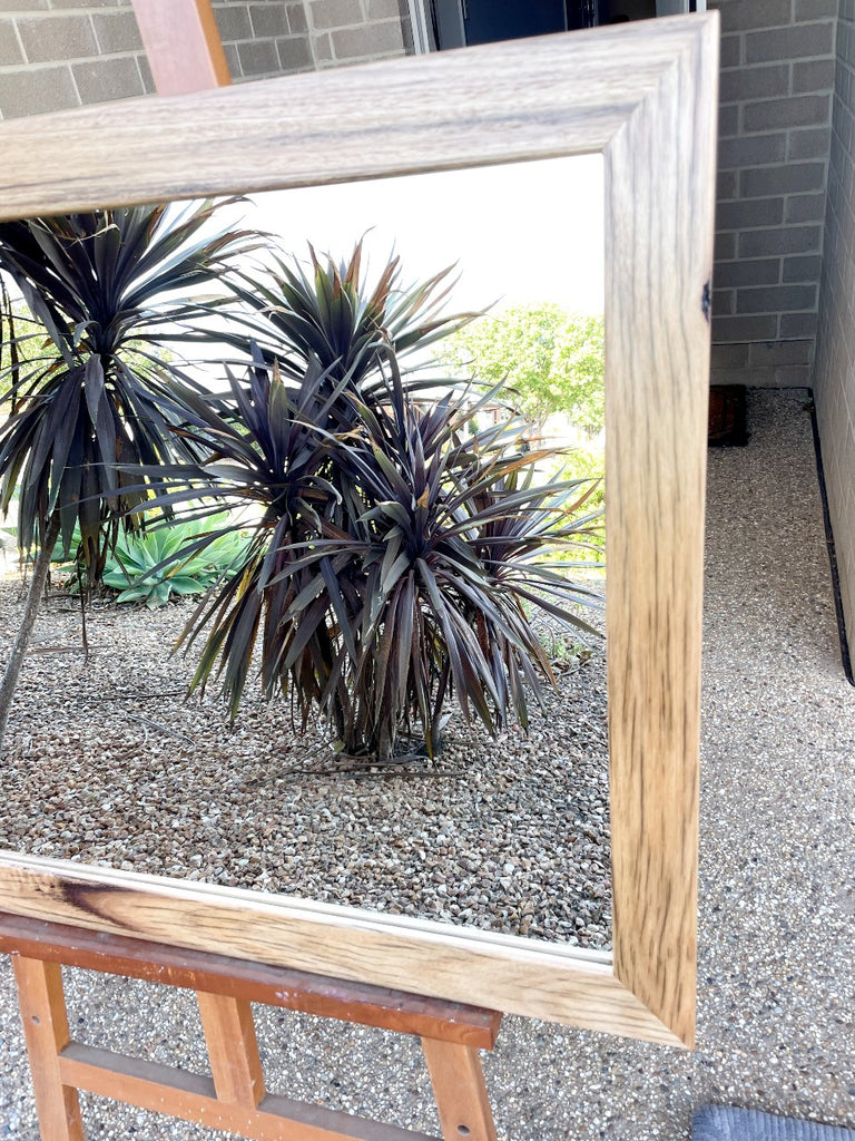 Blackbutt Rustic Australian Hardwood Framed Mirror