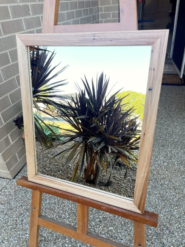 Blackbutt Aust Hardwood Mirror 56x46cm