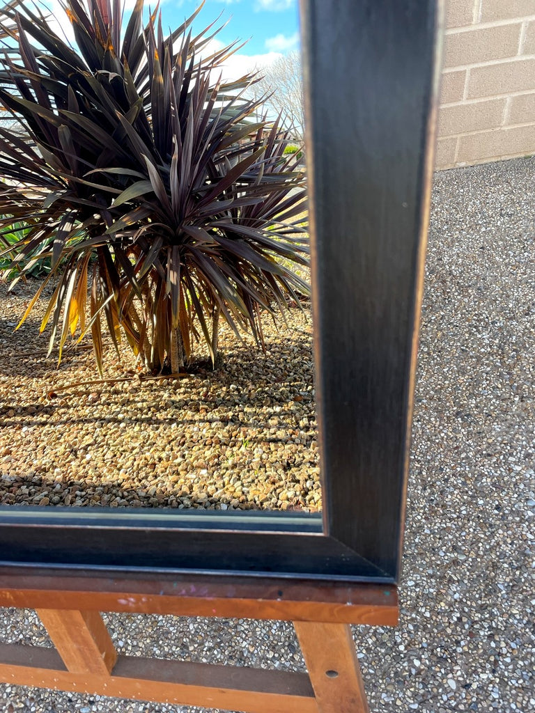 Rivia Black Timber Framed Mirror