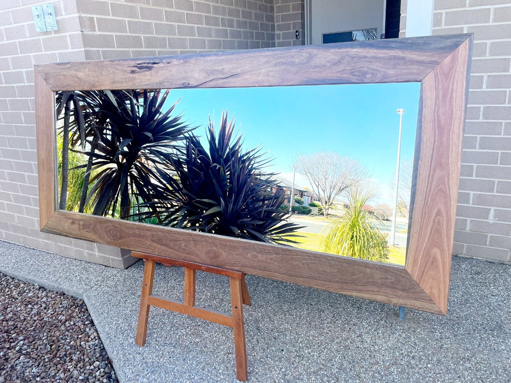 Spotted Gum Australian Hardwood Framed Wall Mirror