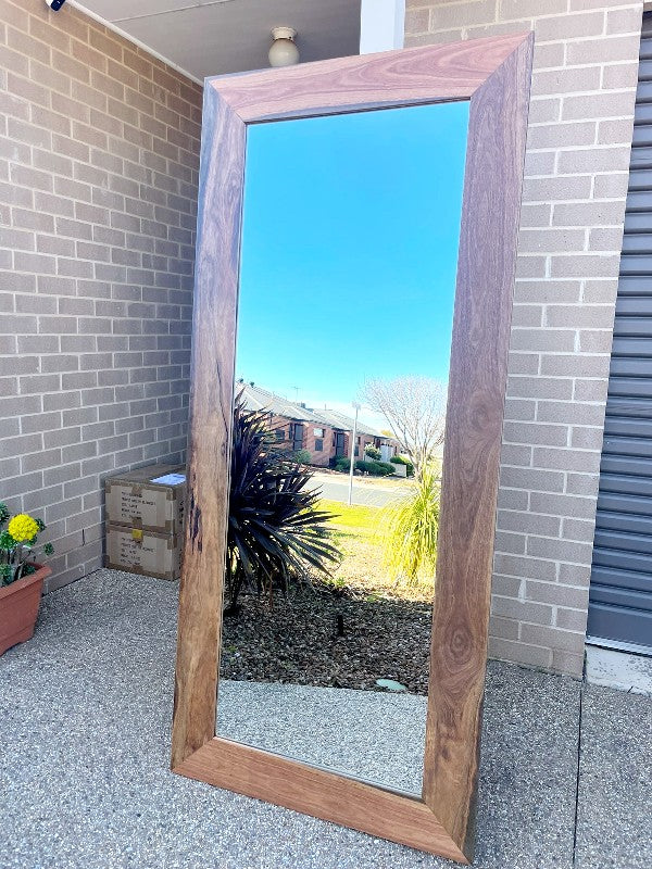 Spotted Gum Australian Hardwood Framed Wall Mirror