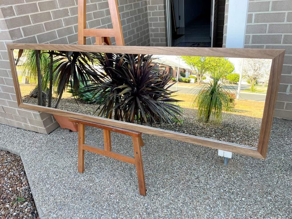 Sale Item Spotted Gum Compact Full Length Mirror 180x50cm