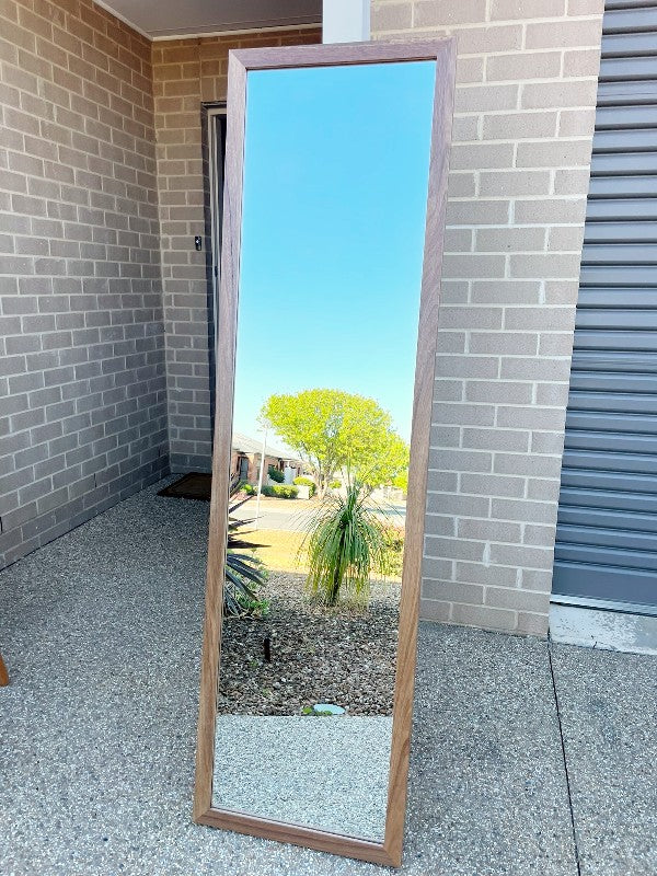 Sale Item Spotted Gum Compact Full Length Mirror 180x50cm