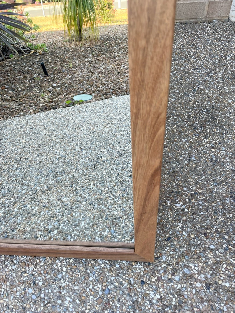 Sale Item Spotted Gum Compact Full Length Mirror 180x50cm