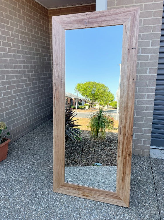 Blackbutt Aust Hardwood Mirror 180x80cm